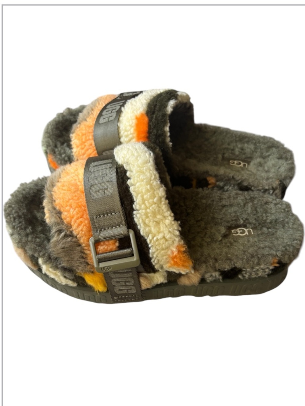 UGG Fluffita Cali Collage Slide EUC - Picture 6 of 7